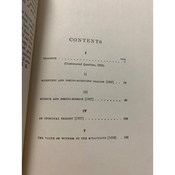 Science and Christian Tradition Essays by Thomas H. Huxley 1968 LS5 - Picture 8 of 9